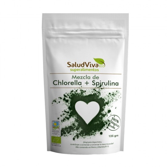 Chlorella + Spirulina 125g Eco