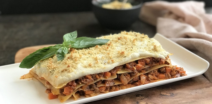 LASAÑA VEGANA  DE VERDURAS